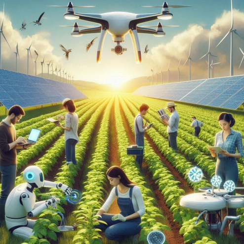 Drones and satellite imagery